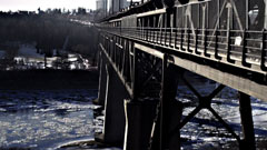 still image for the short film "The High Level Bridge"